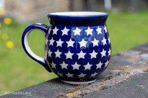 Star Pattern Large Mug by Ceramika Manufaktura