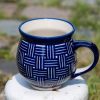 Weave Pattern Large Mug by Ceramika Manufaktura