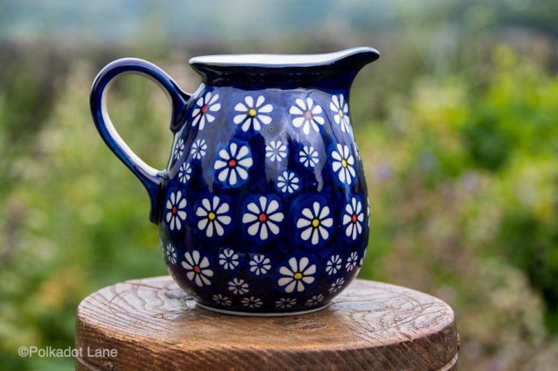 Midnight Daisy pattern Small Jug from Polkadot Lane