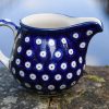 Milk Jug in Blue Spotty Pattern by Ceramika Artystyczna