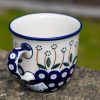 Daisy Spot Cure Shaped Mug by Ceramika Artystyczna
