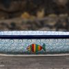 Small Serving Dish Oval Shaped Fish in the Sea Pattern by Ceramika Artystyczna