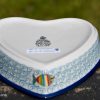 Ceramika Artystyczna Polish Pottery Shallow Heart Dish from Polkadot Lane UK