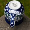 Ceramika Artystyczna Polish Pottery Small Mug Daisy Spot from Polkadot Lane UK