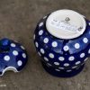 Ceramika Artystyczna Blue Spotty Sugar Bowl