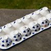 Polish pottery Egg Holder Small Hearts Pattern by Ceramika Artystyczna