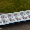Turquoise Daisy Egg Holder by Ceramika Artystyczna