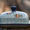 Fish in the Sea Butter Dish by Ceramika Artystyczna Polish Pottery