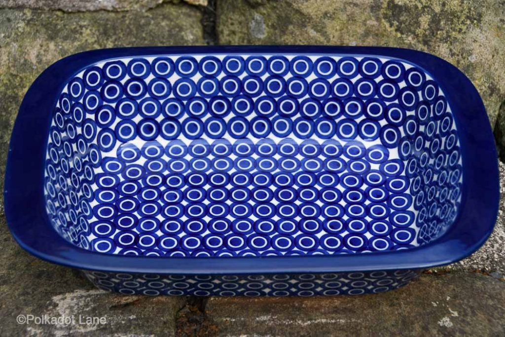 Large Polish Pottery Oven Dishes from Polkadot Lane UK shop and online