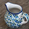 Blue Berry Leaf Small Milk Jug by Ceramika Artystyczna