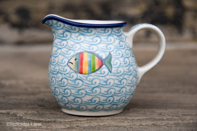 Fish in the Sea Small Milk Jug by Ceramika Artystyczna