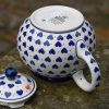 Ceramika Artystyczna Polish Pottery Teapot from Polkadot Lane UK