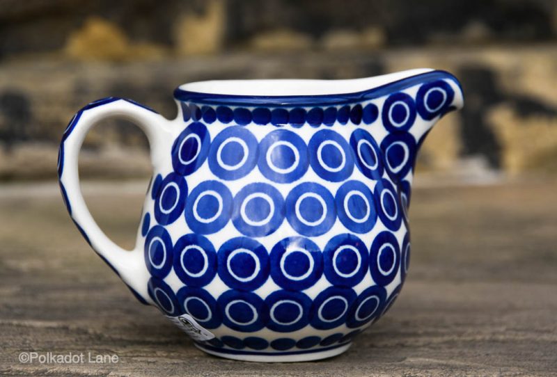 Circles Pattern Milk Jug by Ceramika Artystyczna Polish Pottery