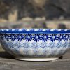 Polish Pottery Fading Flower Dessert Bowl by Ceramika Artystyczna