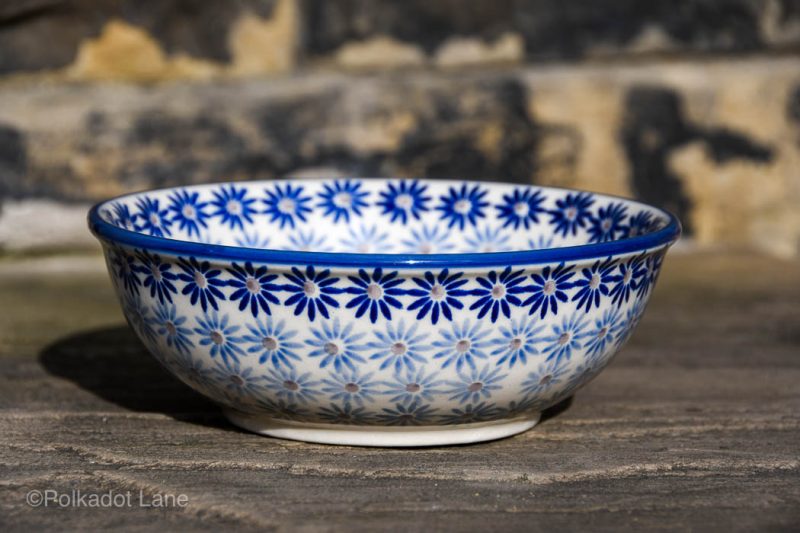 Fading Flower Unikat Pattern Dessert Bowl by Ceramika Artystyczna