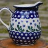 Daisy Spot Pattern One Litre Jug by Ceramika Artystyczna