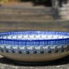 Cat Pattern Salad Bowl by Ceramika Artystyczna Polish Pottery