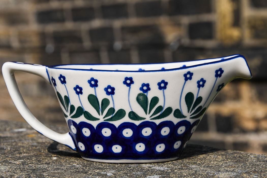 Flower Spot Garden Gravy Jug from Polkadot Lane Polish Pottery Shop