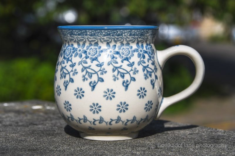 Polish Pottery Spring Flowers Mug by Ceramika Artystyczna Bolesławiec Ceramics