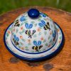 Polish Pottery Bee Pattern Butter Bell by Ceramika Artystyczna