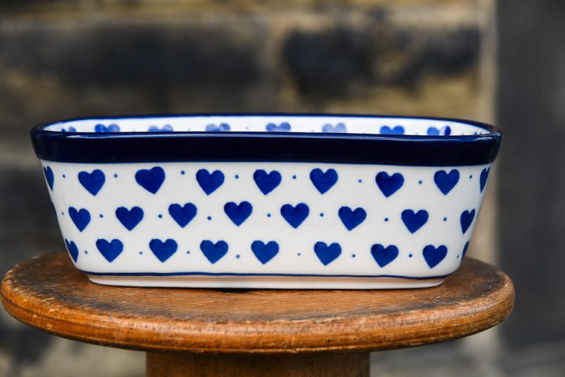Polish Pottery Small Loaf Tin by Ceramika Artystyczna