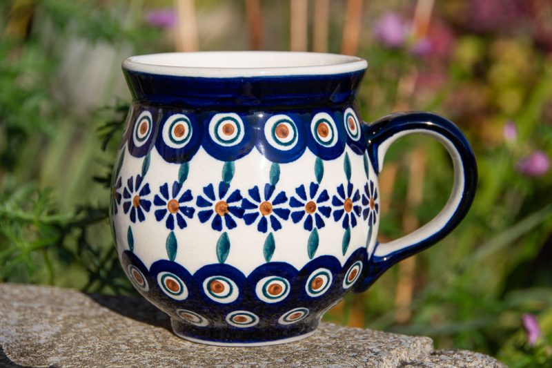 Polish Pottery Large Mug by Ceramika Manufaktura Polish Pottery.