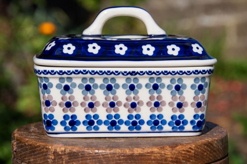 Bolesławiec Pottery Butter Box by Ceramika Manufaktura